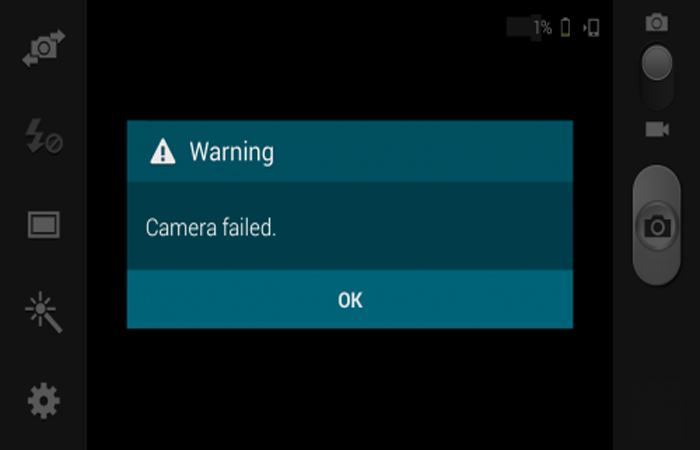 Warning: Camera Failed on Samsung Galaxy devices